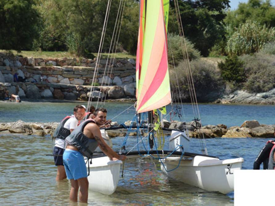 Initiation à la voile en Hobie Cat