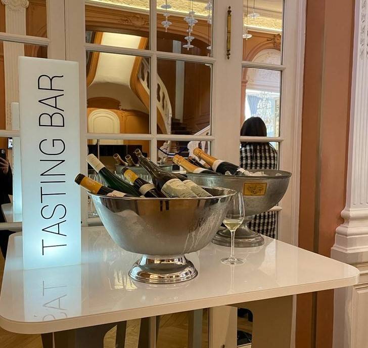 Bar de dégustation de grand vin