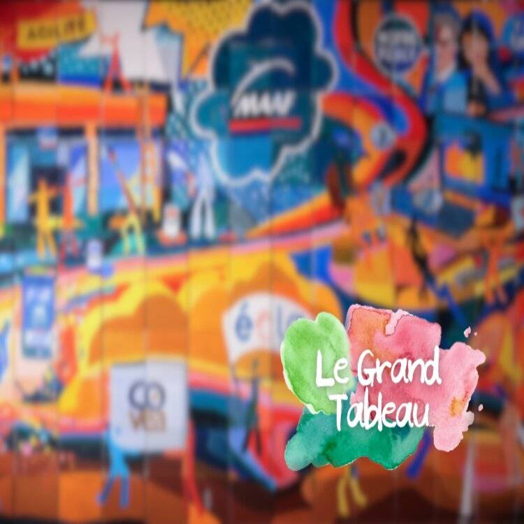 Le Grand Tableau : Peignez une œuvre collective