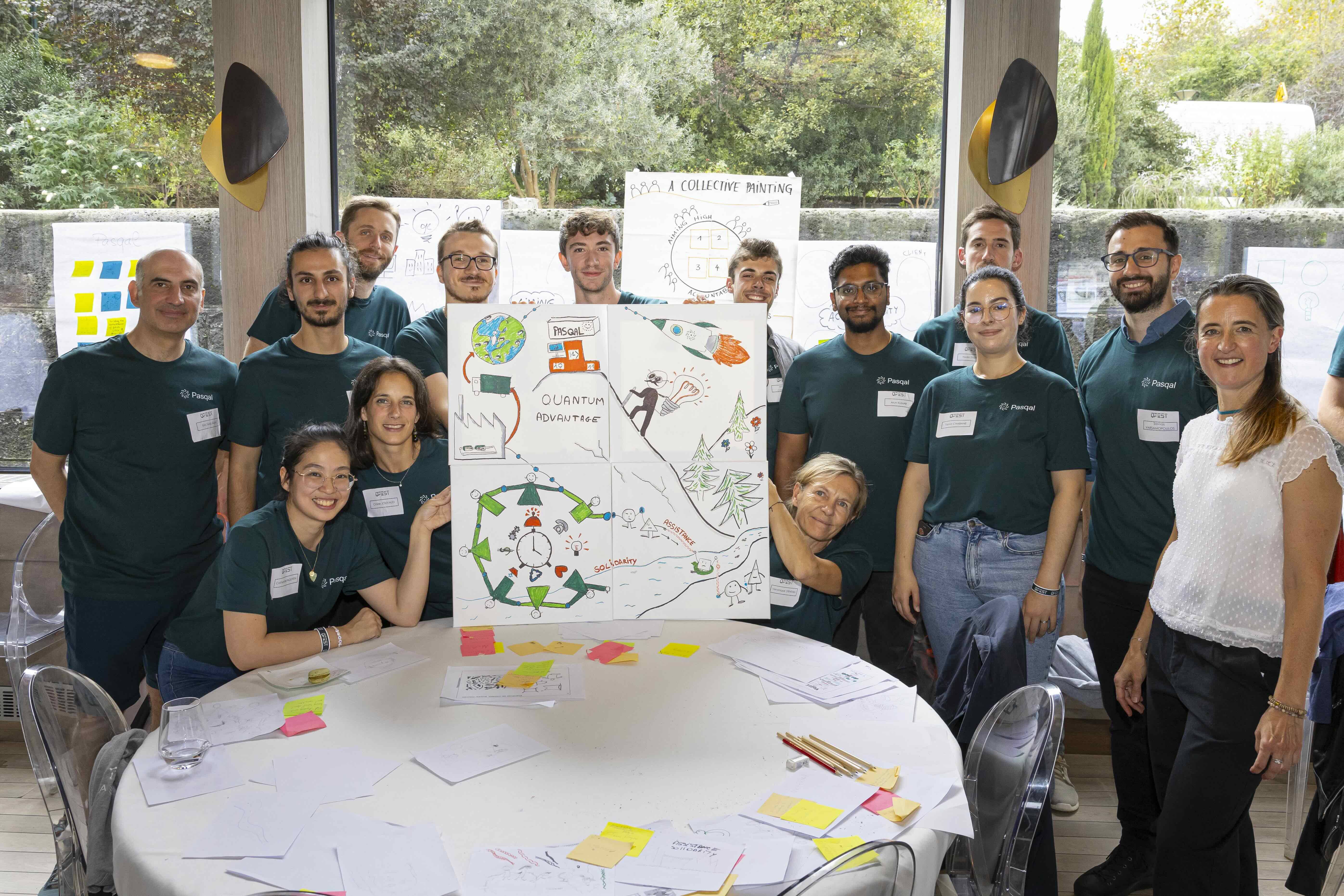 Animation fresque artistique en dessin