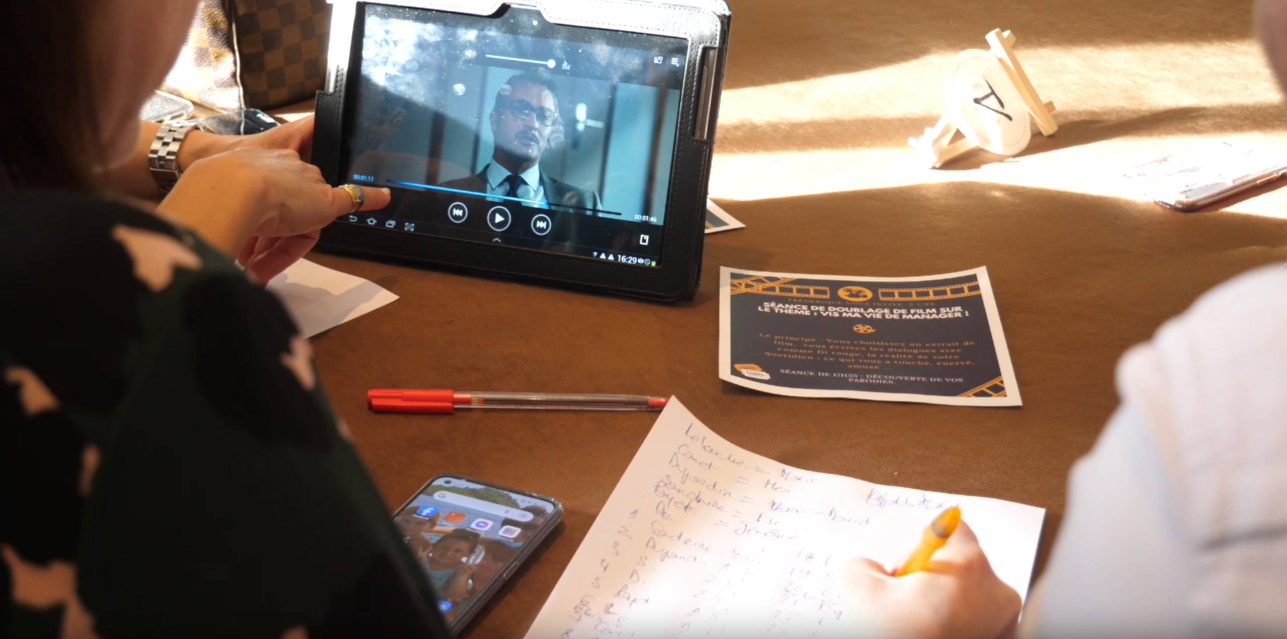 Atelier doublage cinéma