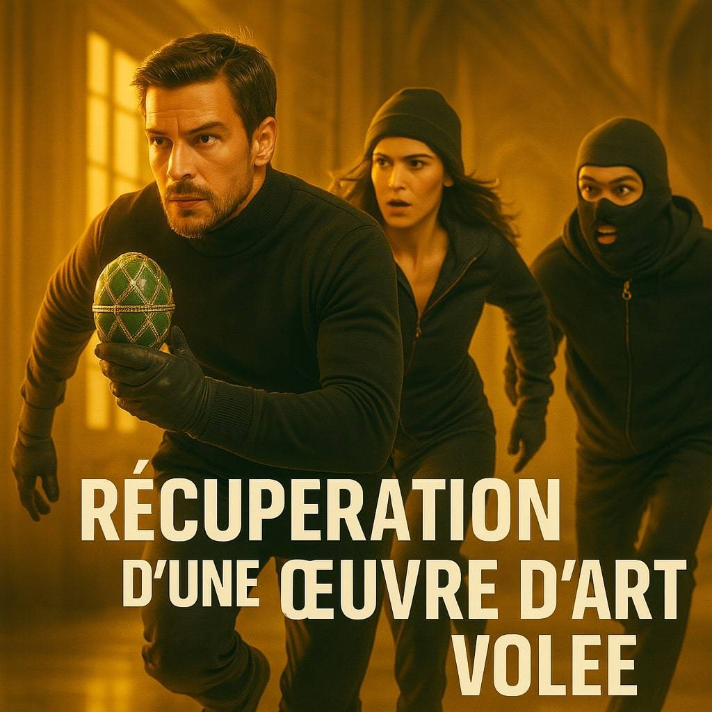 TEAMBUILDING IMMERSIF -RÉCUPÉRATION D’UNE OEUVRE D’ART VOLÉE