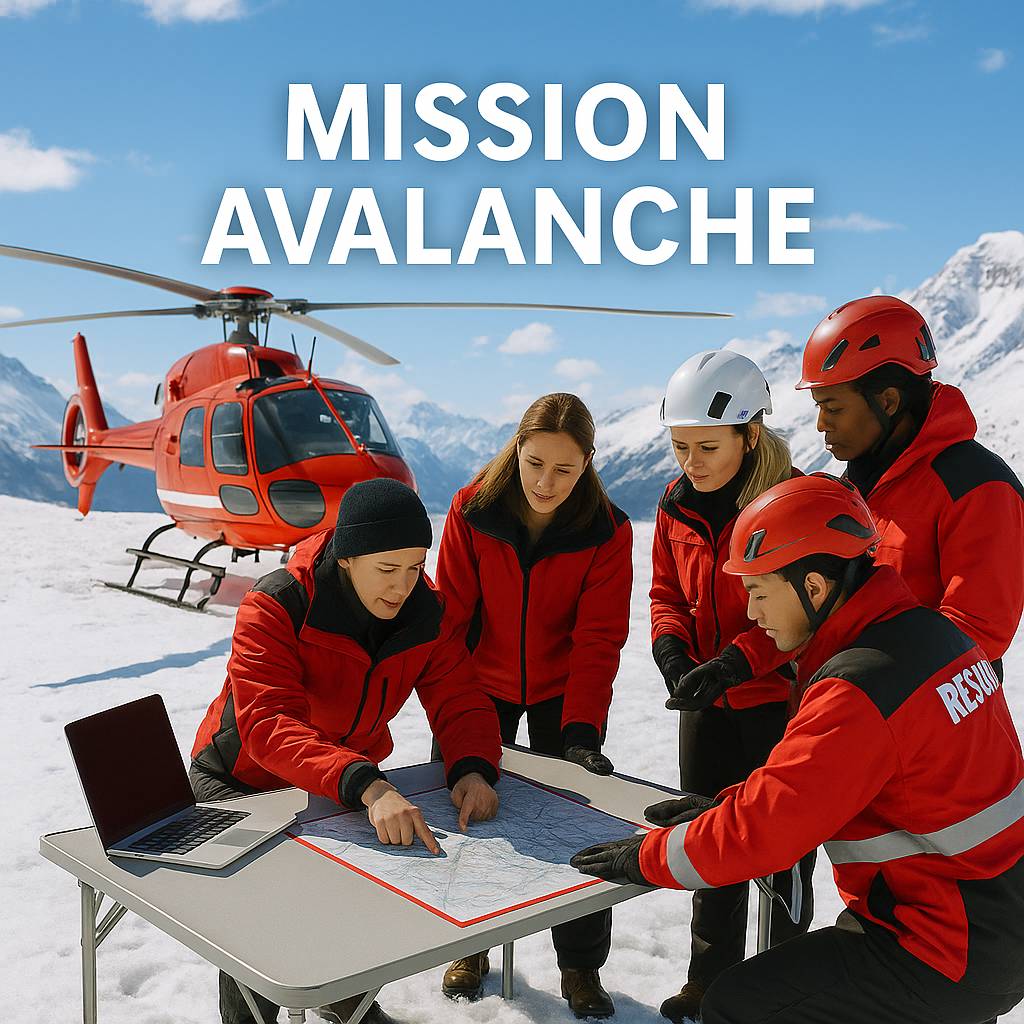 TEAMBUILDING IMMERSIF AUTOUR D’UNE MISSION AVALANCHE